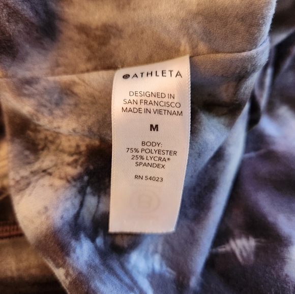 Athleta Salutations Printed Joggers Tie Dye Size Medium - Picture 5 of 6